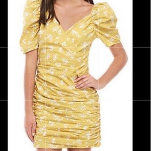 English Factory -puff sleeve mini dress